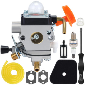 Powtol FS90R carburetor side view for STIHL trimmer, ready replacement