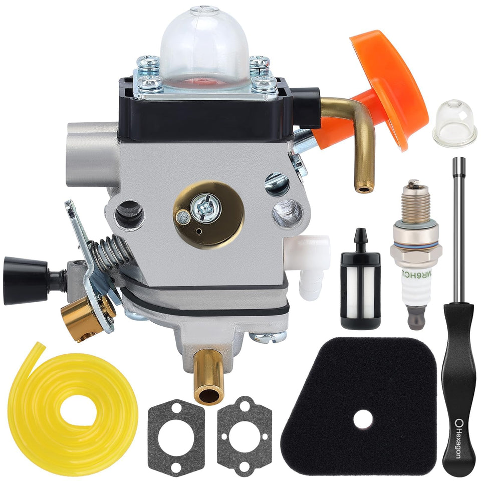Powtol FS90R carburetor side view for STIHL trimmer, ready replacement
