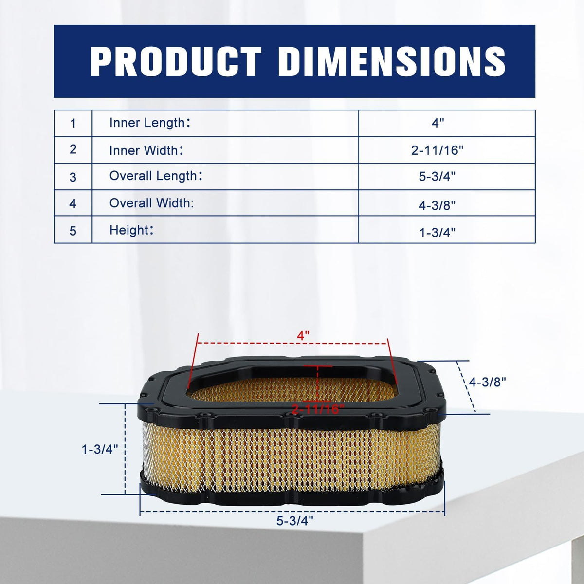 Powtol 25-050-03-S fuel filter included in Kohler kit.