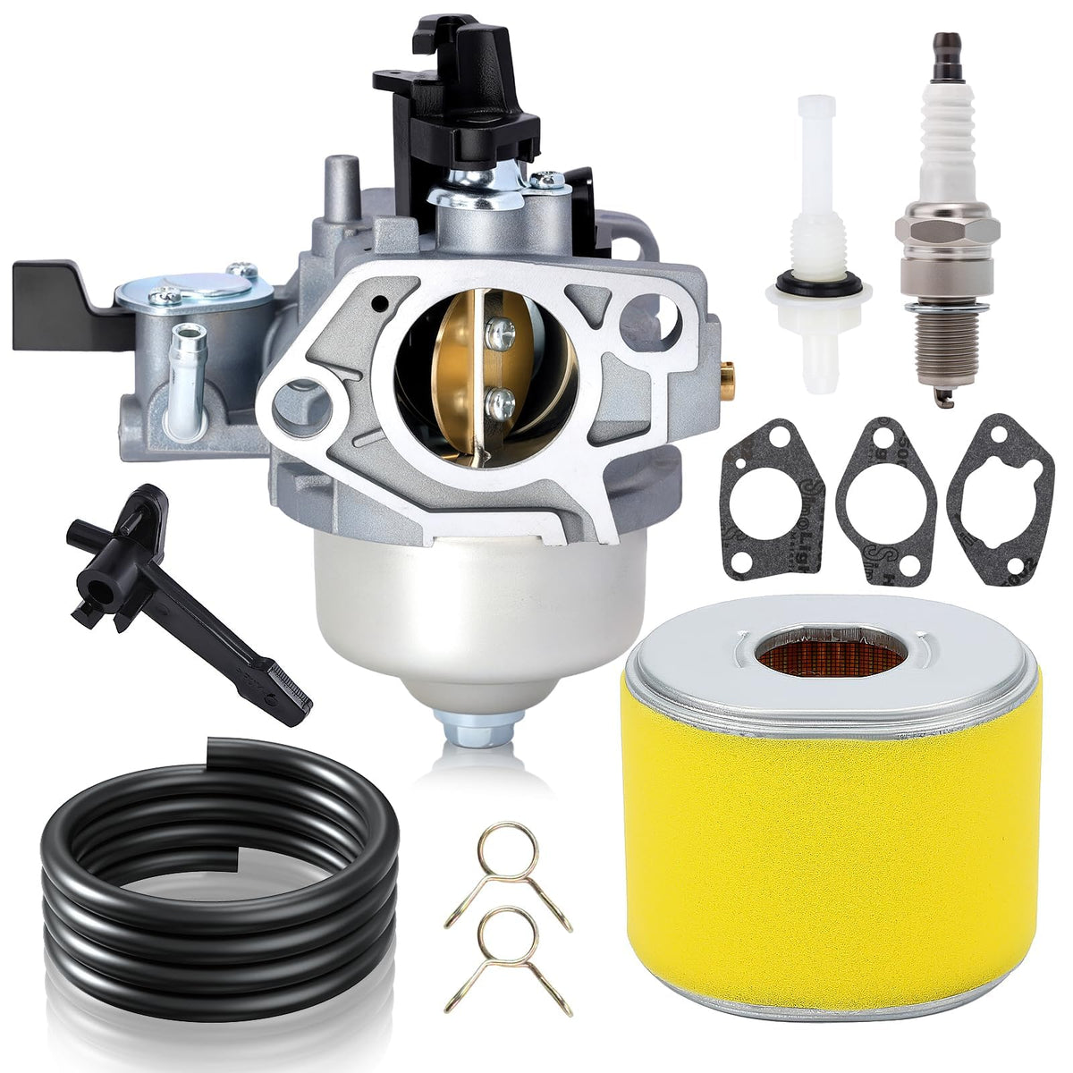 Powtol GX390 carburetor out of the box, ready for installation and immediate use.