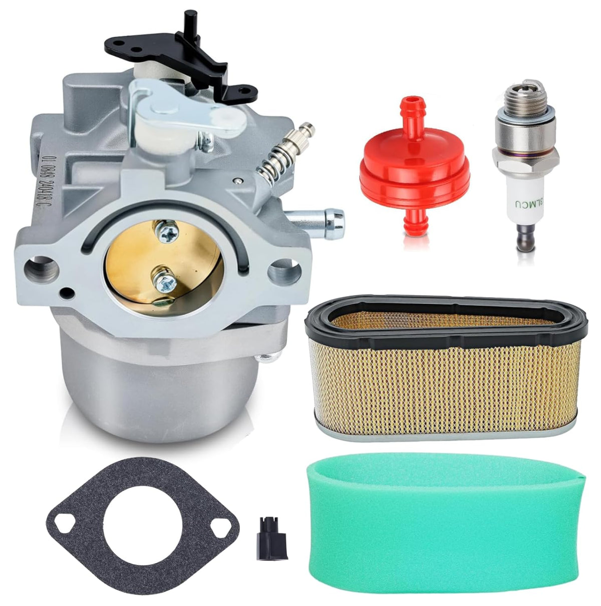 Powtol LMT 5-4993 carburetor closeup for Briggs & Stratton engines with precise fit
