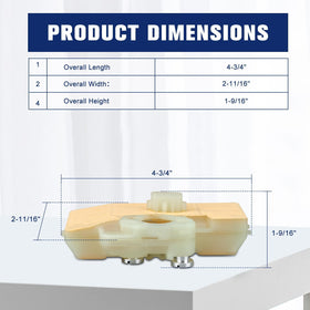 Powtol MS290 air filter dimensions help confirm a precise STIHL fit.