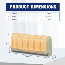 Powtol packaging displays two filters and a spark plug ready to ship.