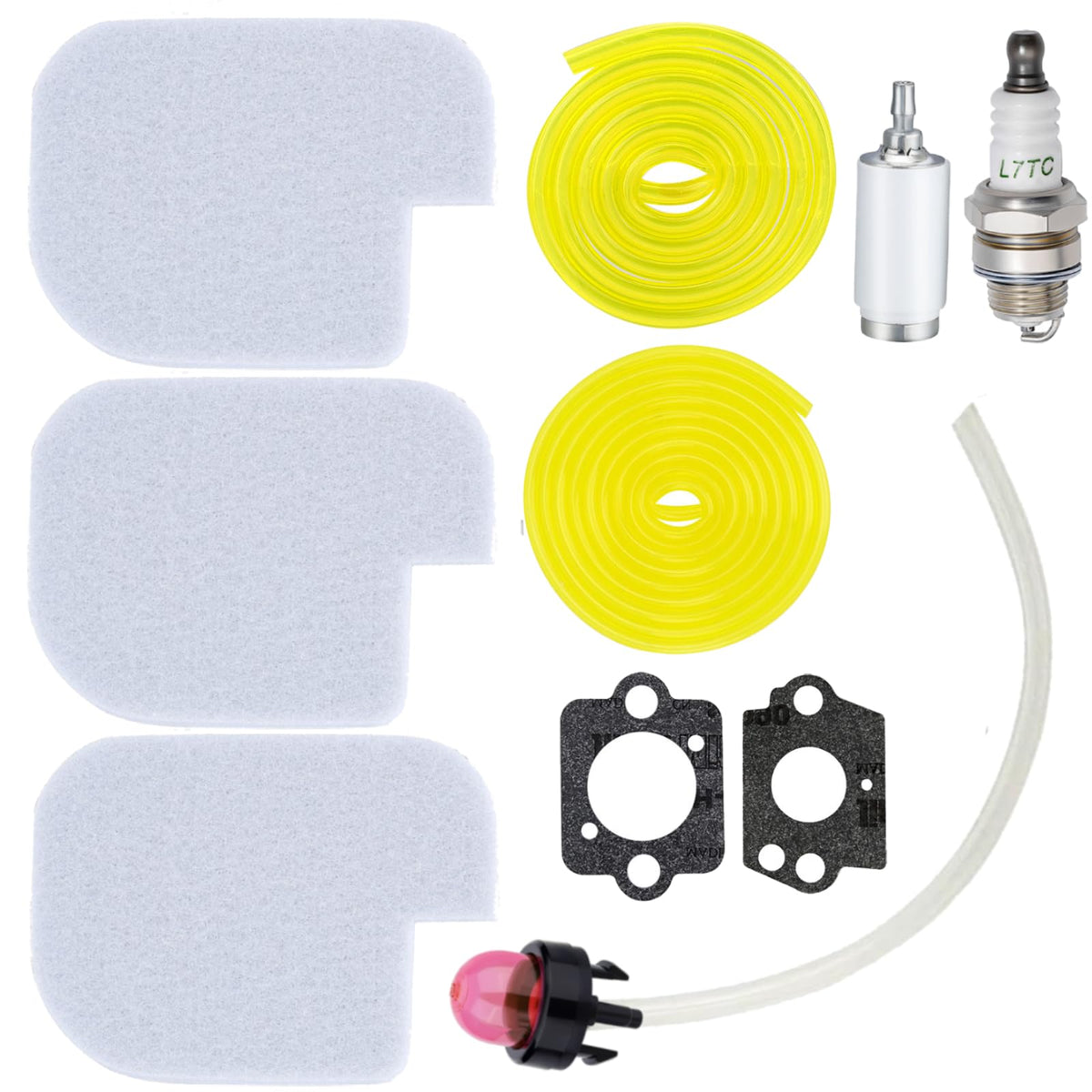 Powtol PP4218A air filter improves airflow and blocks dust for Poulan Pro chainsaws.