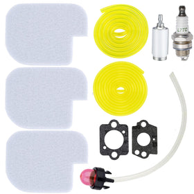 Powtol PP4218A air filter improves airflow and blocks dust for Poulan Pro chainsaws.