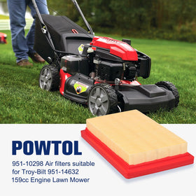 Powtol SC100 air filter compatibility with Cub Cadet and lawn care machines