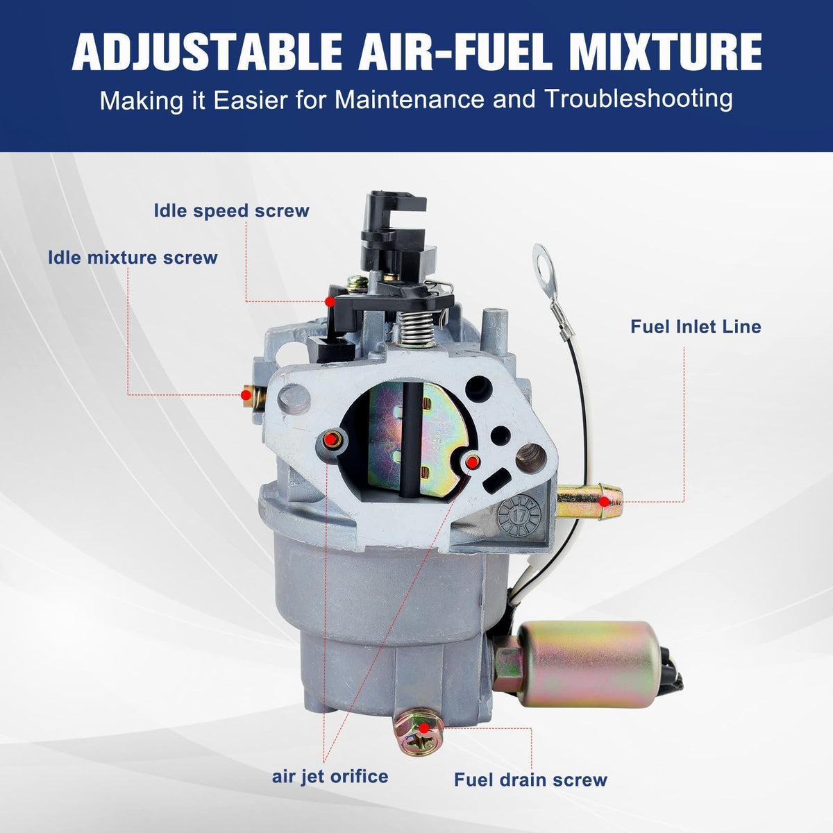 Powtol spark plug included for reliable ignition during maintenance