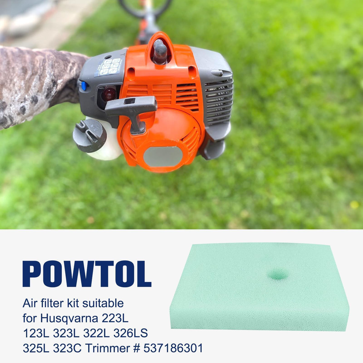 Powtol yellow fuel line in kit, emphasizing durable hoses for reliable fuel delivery.
