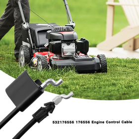 Powtol Z-bend on both ends showing versatile mower cable design