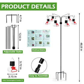 Pozfun hummingbird feeder makes a thoughtful gift for garden lovers.