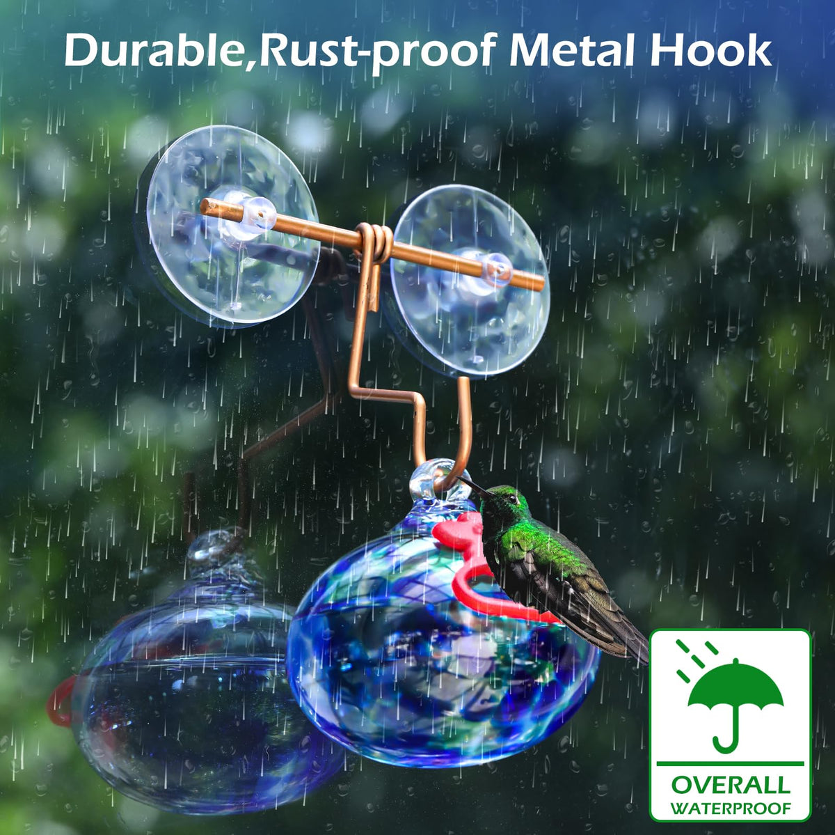 Pozfun quick-release glass globes simplify cleaning by hand or dishwasher.