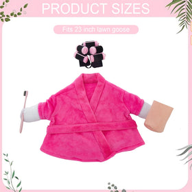 POZMTIORE Goose hair rollers set adds cute styling for porch décor.
