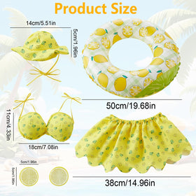 POZMTIORE sun hat with lemon motif enhances outdoor decor hilariously.