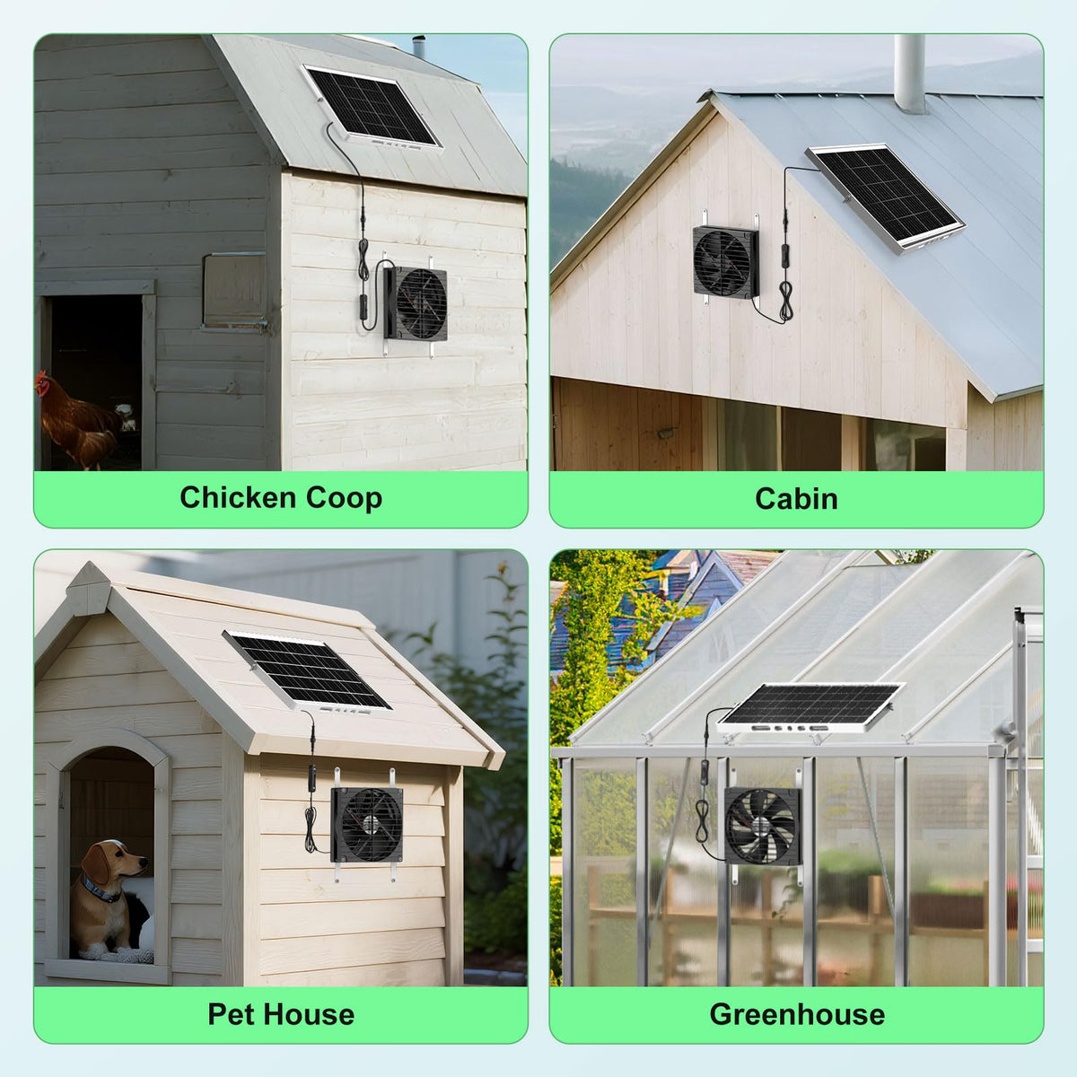 pqins fan wall-mount setup demonstrates quick installation