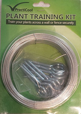 Practicool garden wire 30m reel, ideal for wall or fence plant training.