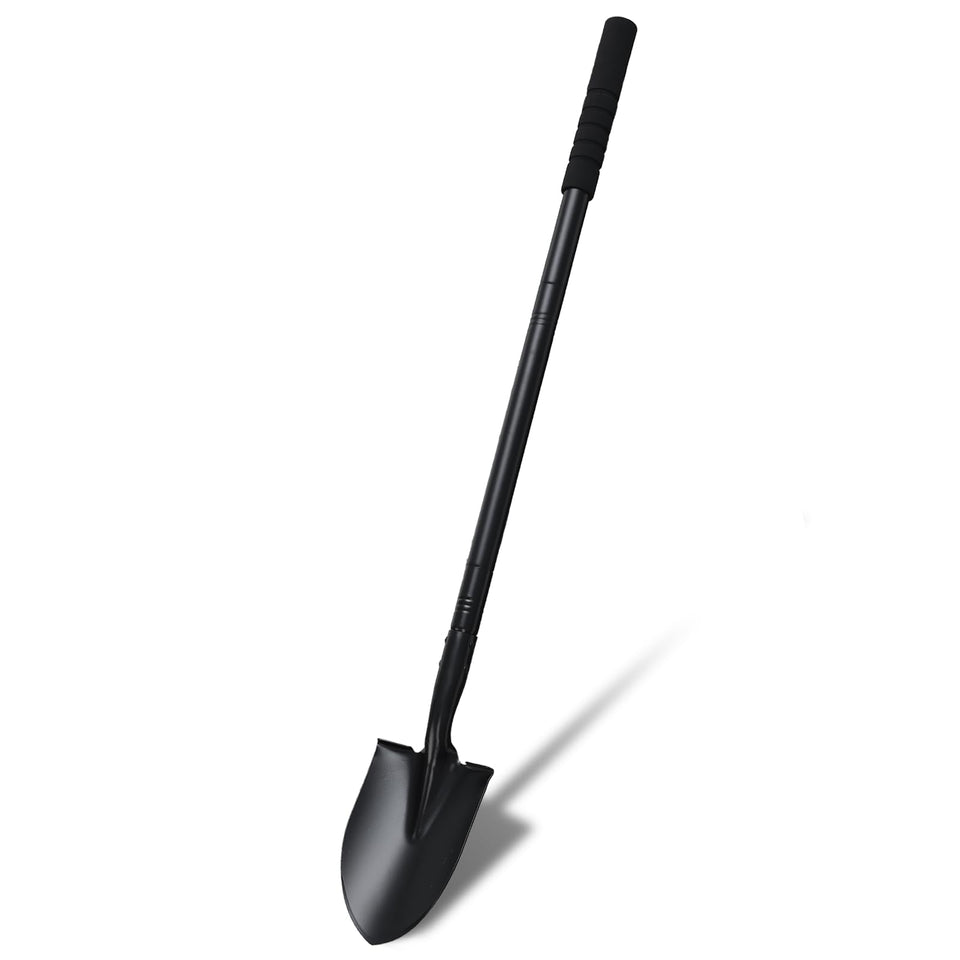 Pragmatist small shovel 43-3inch digs precisely in tight soil, ideal for quick garden tasks.