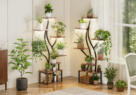 PRAISUN stand with cable clips keeps cables tidy and safe