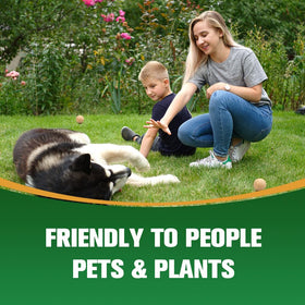 Plant-safe formula protects greens while keeping pets and people safe.