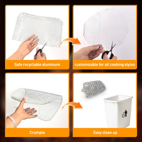 PRC STANDARD disposable barbecue toppers provide versatile outdoor grilling