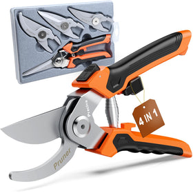 Preciva 4-in-1 garden pruning shears body showing versatile pruning durability