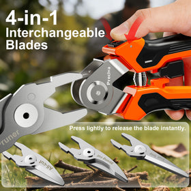 Preciva 4-in-1 curved blade for clean cuts on vines and shrubs