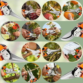 Preciva 4-in-1 garden pruning shears storage case for easy transport