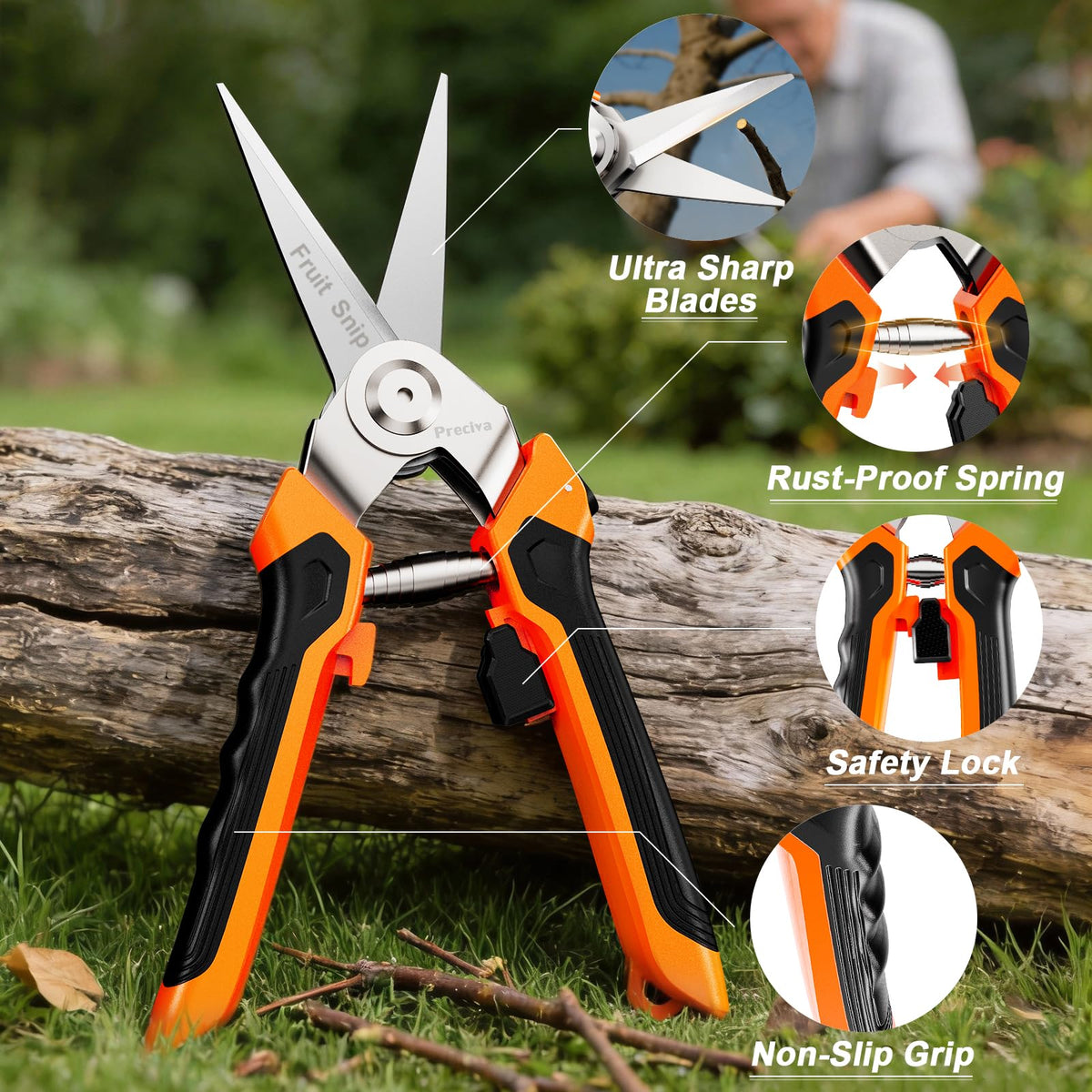 Preciva 4-in-1 straight tip blade for precise cuts