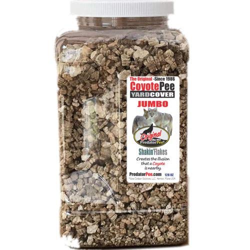 PredatorPee Coyote Pee Yard Cover Jumbo protects gardens by deterring wildlife.