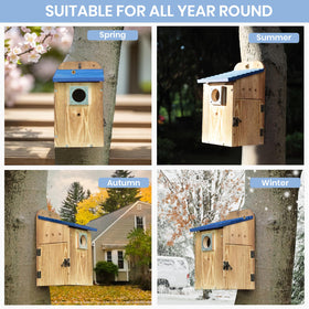Predimeza copper predator guard detail protects nesting birds.