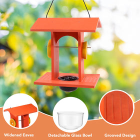 Predimeza Oriole Feeder orange holders attract multiple orioles in the garden