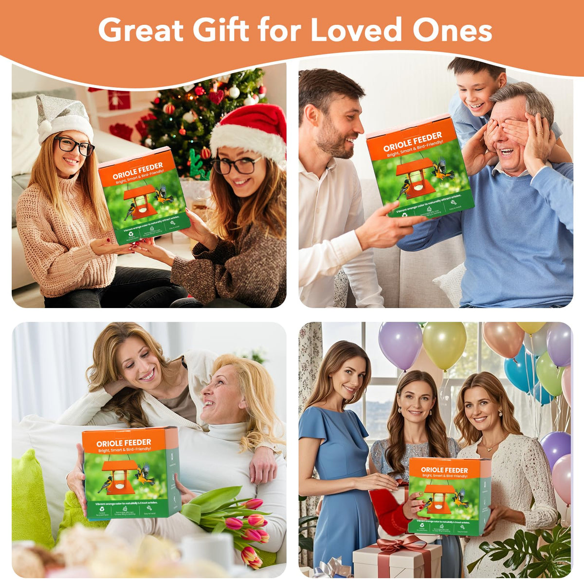 Predimeza Oriole Feeder gift box packaging enhances holiday gifting appeal