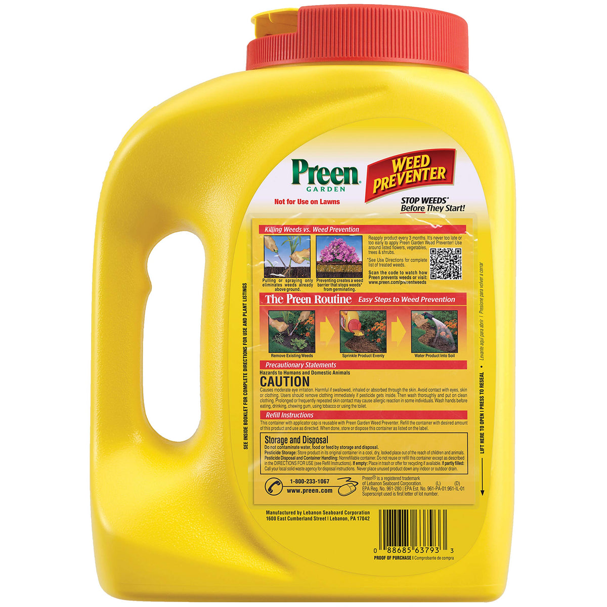 Close-up of the Preen bottle cap for precise, easy application.