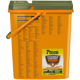 Preen applicator scoop enabling precise, mess-free dosing in garden beds