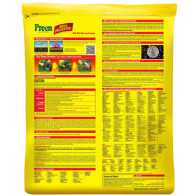 Preen Garden Weed Preventer spread on a flower bed for weed prevention