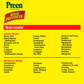 Seasonal reminder to reapply Preen every 9-12 weeks for protection.