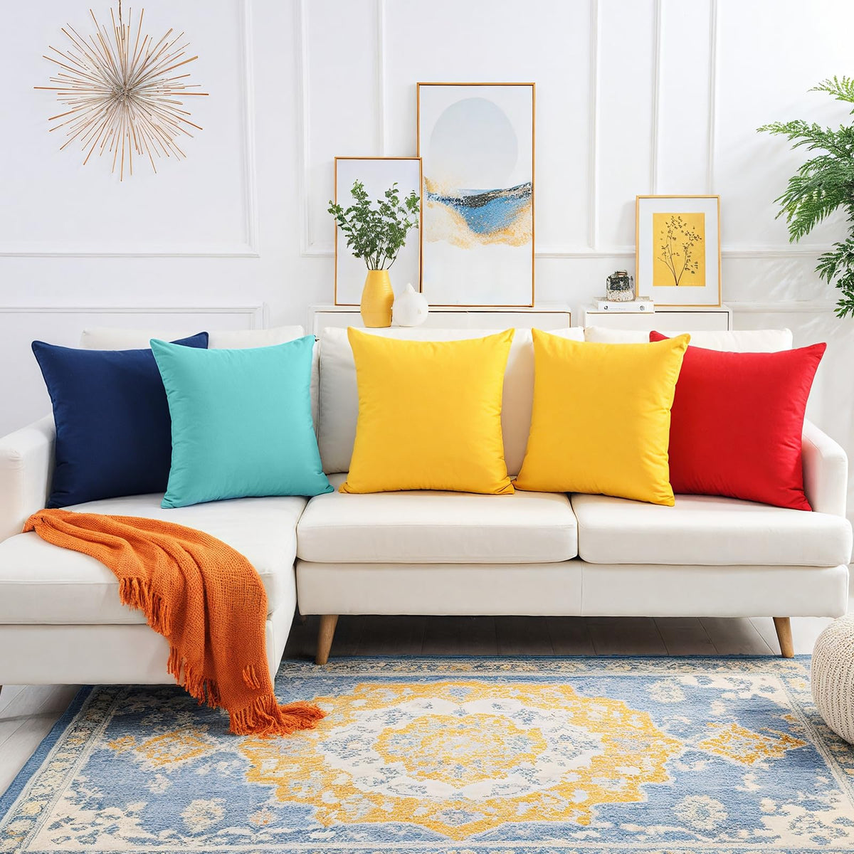 Premillow durable canvas blend resists splashes and sun exposure.