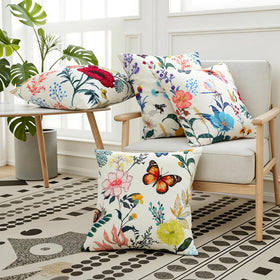 Premillow waterproof material pillow cover helps keep cushions dry at the edge of rain.