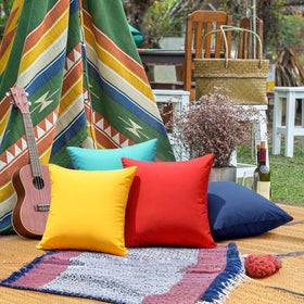 Premillow set of 2 pillow covers for quick refresh on 18x18 cushions.