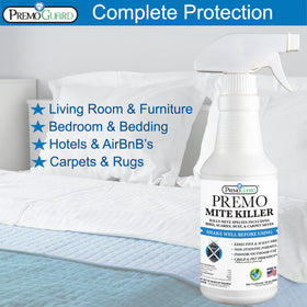 Premo Guard bottle pour for easy treatment on fabrics.