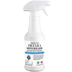 Premo Guard natural mite spray 32 oz bottle for safe, family-friendly mite control at home