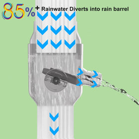Prestantious hose connected to diverter for efficient collection