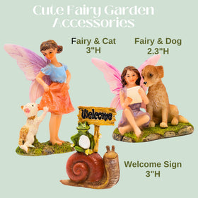 PRETMANNS Complete fairy garden kit for easy setup and instant enchantment.