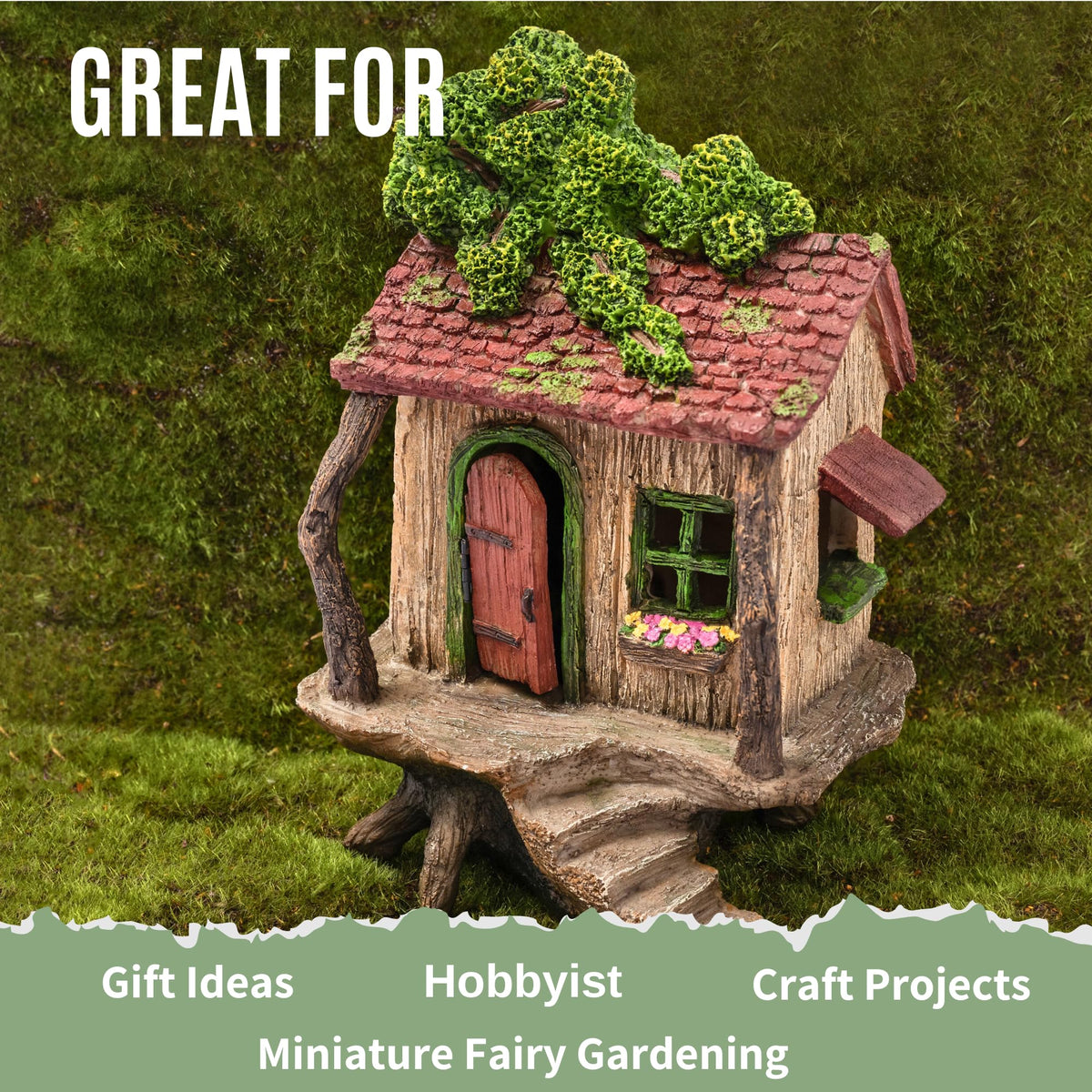 Durable design centers woodland charm in any yard