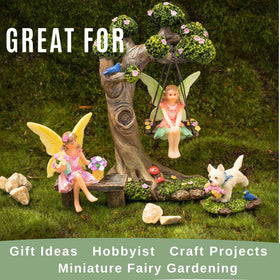 PRETMANNS fairy village accessories complement houses for a complete scene.