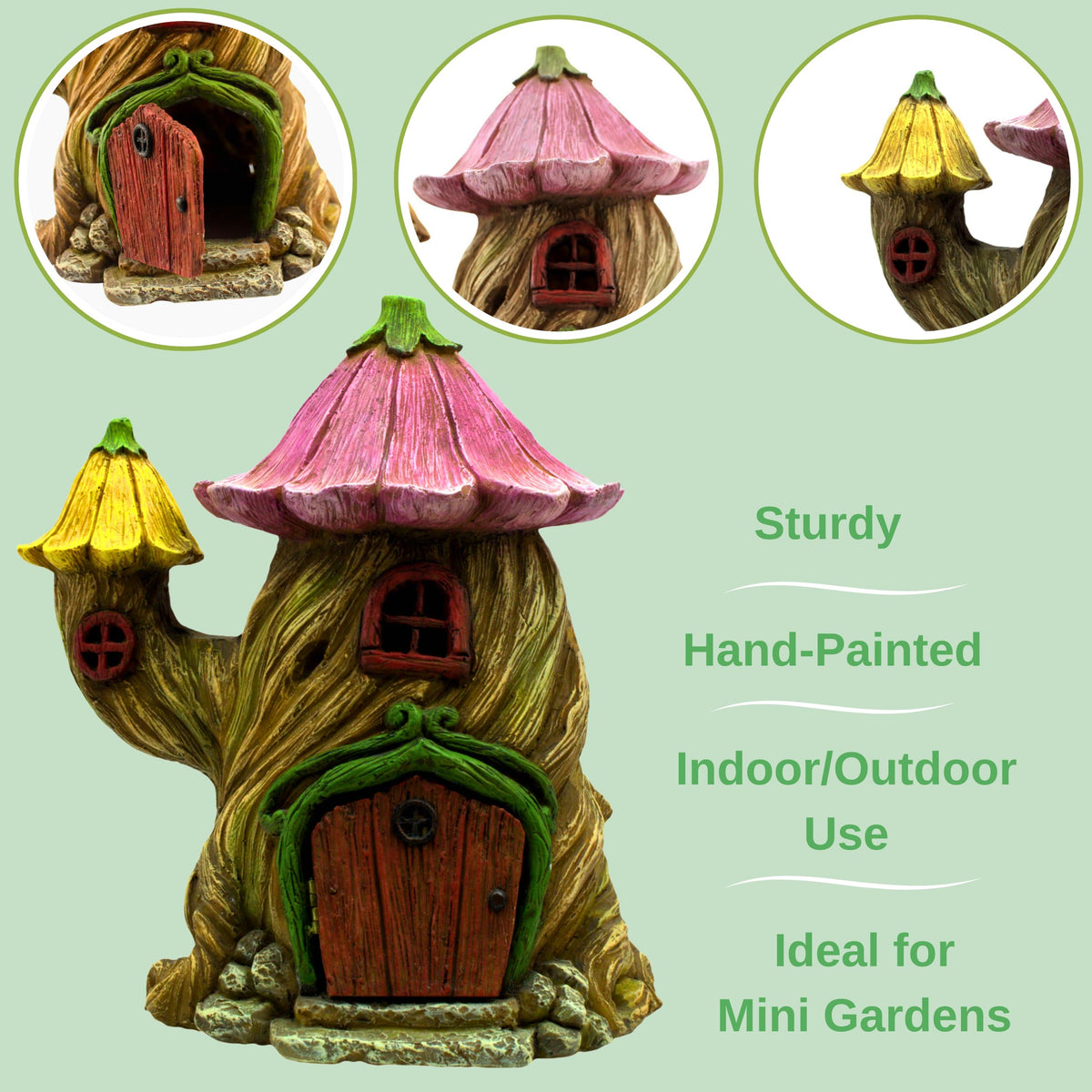 PRETMANNS Miniature village kit ready to spark imagination in any yard.
