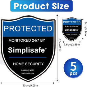 PreZiouz window stickers extend alert messaging to entry windows.