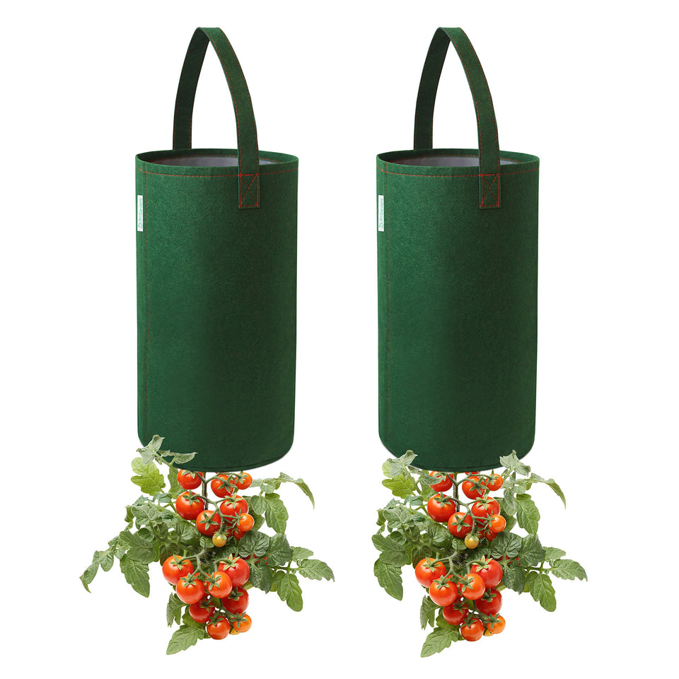 Pri Gardens Upside Down Planter assembly shows easy setup.