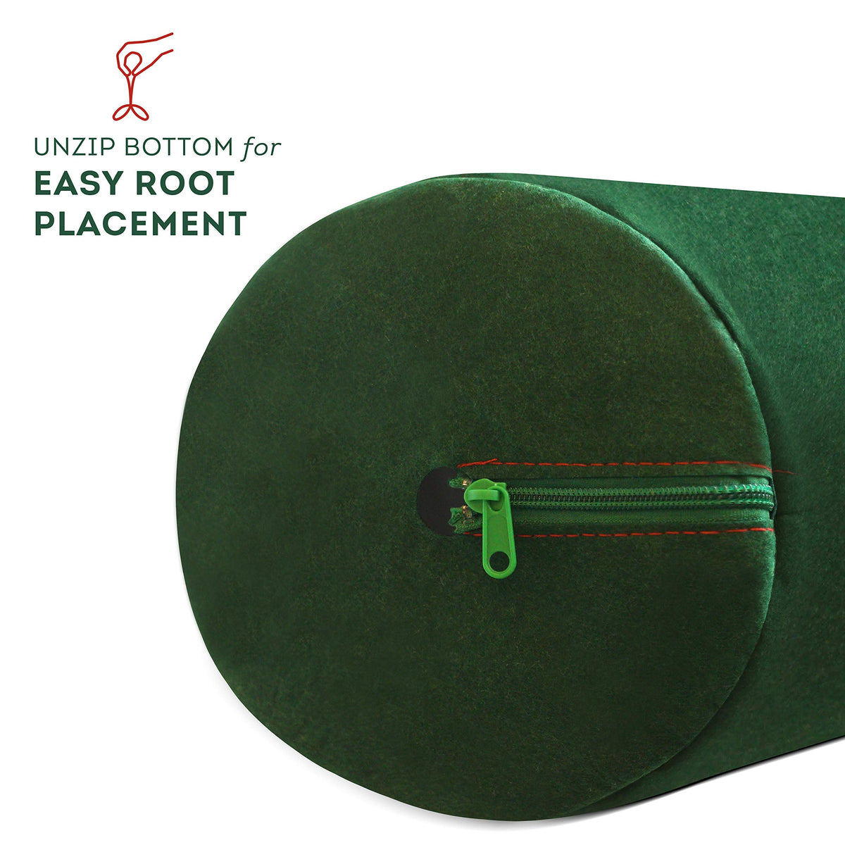 Pri Gardens Fabric close-up reveals breathable material for root oxygen.