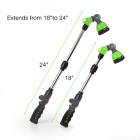Pri Gardens Watering Wand eight nozzle options for versatile garden watering
