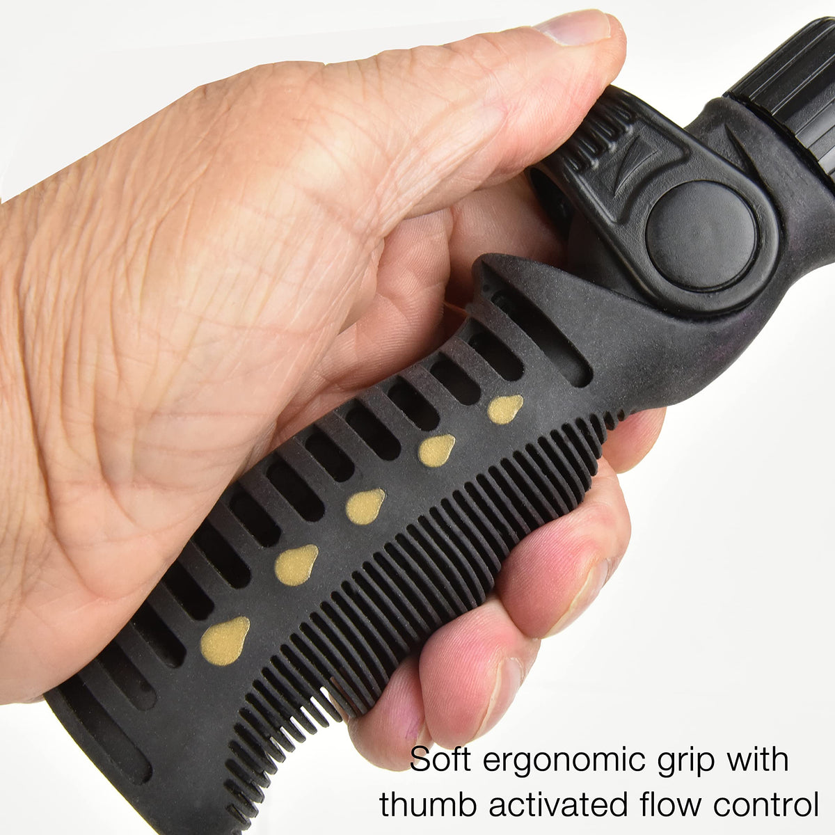 Pri Gardens Watering Wand soft handle enhances comfort during long watering sessions